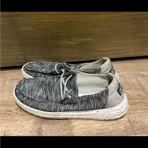 Hey Dude Womenst Black and Gray Casual Shoes